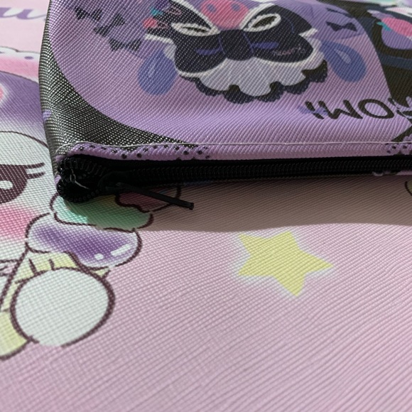 Kuromi Purple and Black Zip Pencil Pouch - Picture 7 of 14